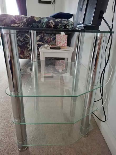 Photo of free Glass TV / Music stand (Monkseaton NE25) #2