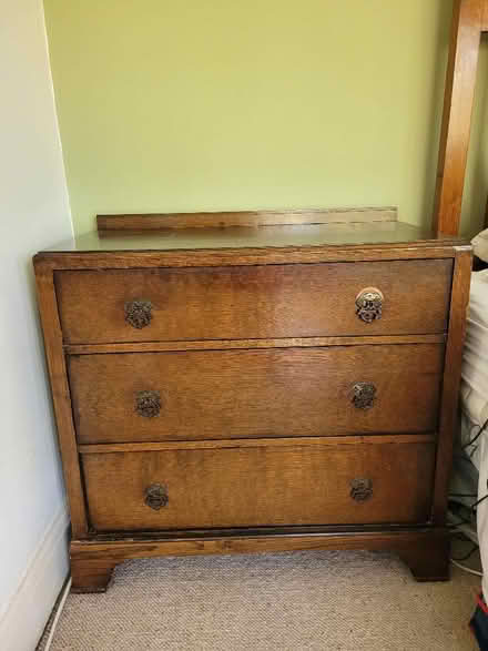 Photo of free Bedroom Furniture - 1930s oak solid wood - 3 pieces (Kings Heath B13) #3