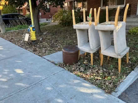 Photo of free AT THE CURB: furniture - UPDATE (Tunney's Pasture) #2