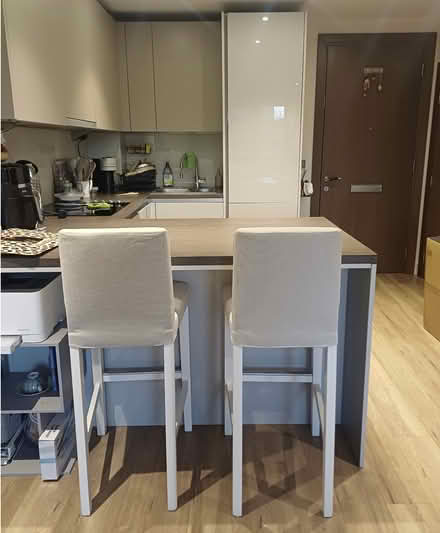 Photo of free kitchen bar stools x 2 used but excellent conditions (Fulham Palace Rd W6) #3