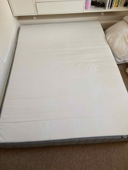 Photo of free Almost new Ikea double mattress (South Kensingotn SW7) #1