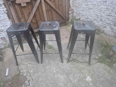 Photo of free 3 metal bar stools (L209LG) #2