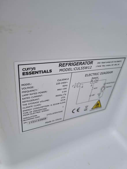 Photo of free Fridge (Westfield lane Mansfield) #2
