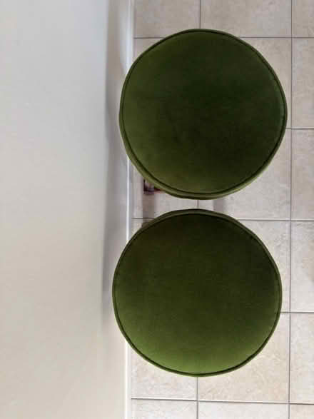 Photo of free Short bar stools (x2) Excellent condition. (Rumsam EX32) #4