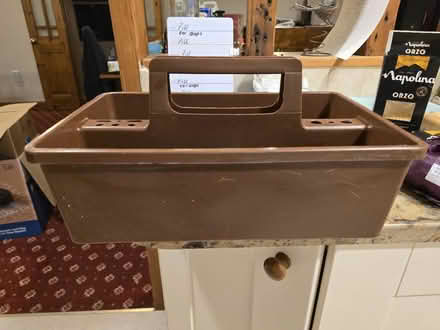 Photo of free Brown plastic storage caddy (Lydgate OL4) #1