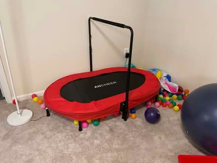 Photo of free Kids trampoline (not broken) (6816 Jeremiah Ct, Fairfax Stn) #2