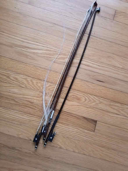 Photo of free 3 Free Violin Bows (Hilton Village area in NN) #1