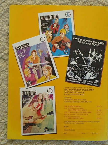 Photo of free Guitar Sounds book Teach yourself Beginners Edition (Kempsey WR5) #3