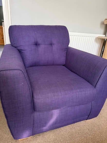 Photo of free Three seater sofa and two armchairs (Plainmoor TQ1) #2