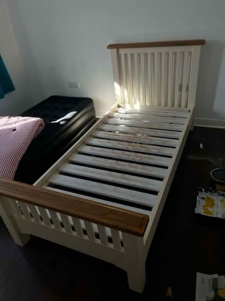 Photo of free wooden single bed (Brighton BN3) #3