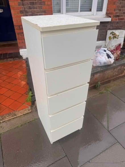 Photo of free IKEA White Tallboy Chest of 5 Drawers (Townsend AL3) #1