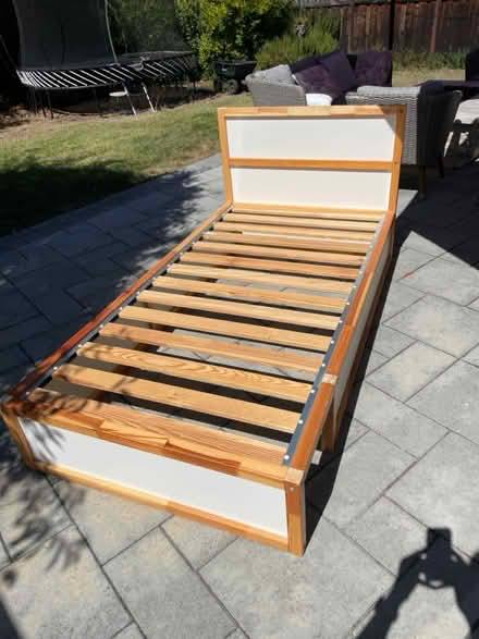 Photo of free Twin size bed and mattress (Los Altos ca) #2
