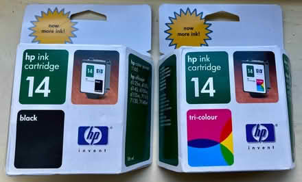 Photo of free Pair of HP No 14 ink cartridges (Kingswood BS15) #1