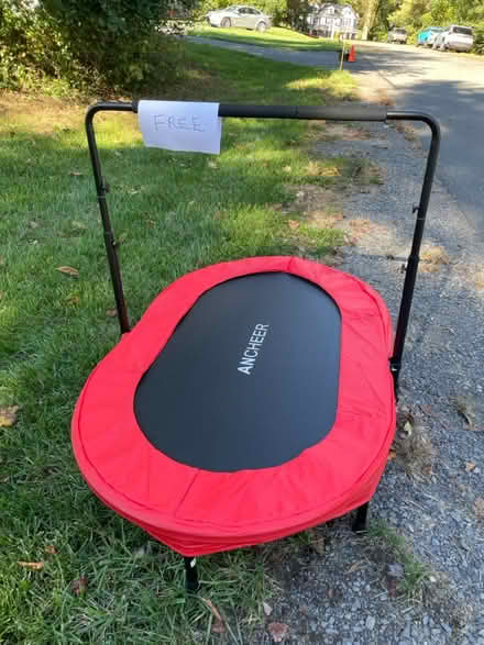 Photo of free Kids trampoline (not broken) (6816 Jeremiah Ct, Fairfax Stn) #1