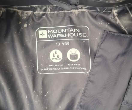 Photo of free Kids navy blue Mountain Warehouse lightweight rain coat (Boughton Monchelsea ME17) #4