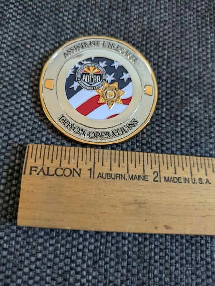 Photo of free Corrections Department medal (Barclay's Center) #2
