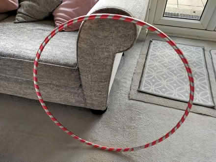Photo of free Red and silver hula hoop (Bennetts End HP3) #2