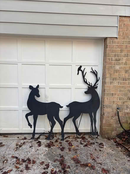 Photo of free Metal Outdoor Sleigh and Reindeer (Oak Hill Area) #3