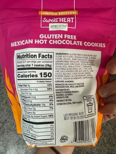Photo of free Mexican Hot Chocolate Cookies 3.5oz (Clinton Hill, Brooklyn) #4