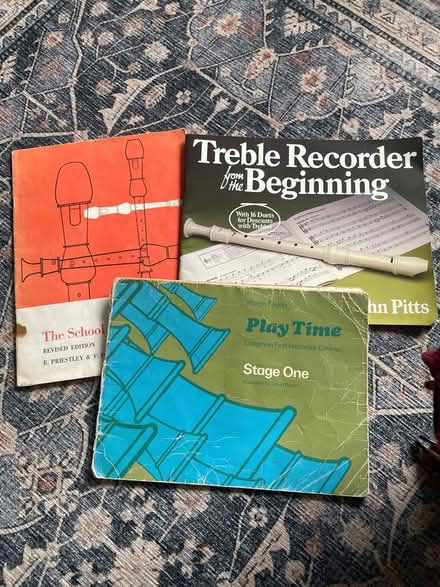 Photo of free Recorder and Treble books (Haywards Heath RH16) #1