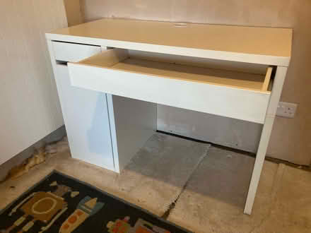 Photo of free White IKEA Micke desk (Disley, SK12) #1