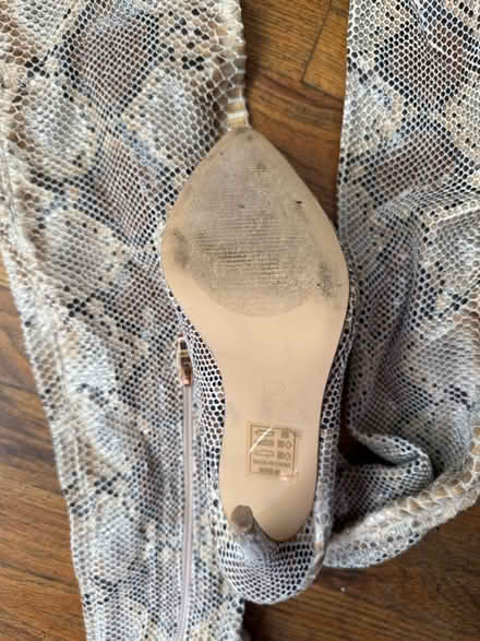 Photo of free Size 7.5 ThighHigh Snakeskin Boots (Clason Point Bronx NY) #2