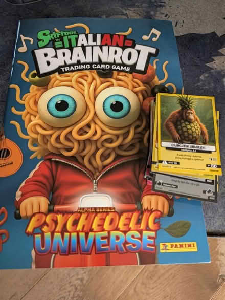 Photo of free Italian brainrot cards and book (Upton st Leonards GL4) #1