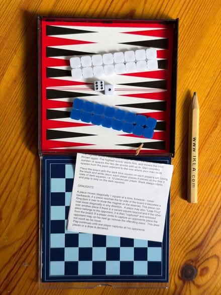 Photo of free Magnetic backgammon/draughts (Sanderstead CR2) #1