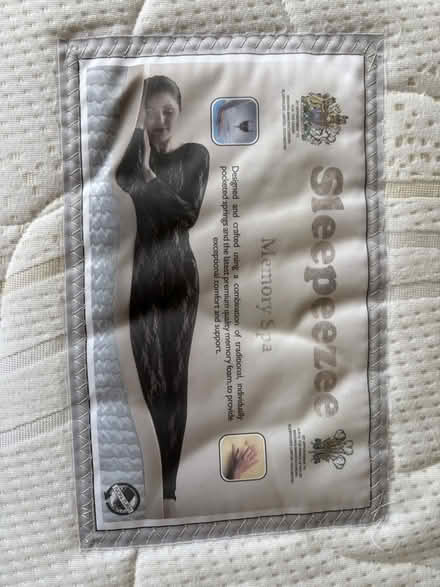 Photo of free Single bed mattress and protector (Fetcham) #1