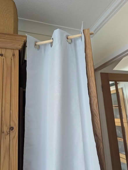 Photo of free 2 Silver White Black out Panels (Grangeway area NN10) #1
