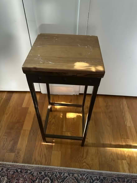 Photo of free Plant stand (wood and metal) (Clinton Hill, Brooklyn) #1