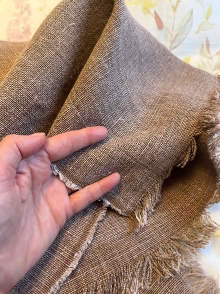 Photo of free Thick linen furnishing remnant (RG40 Wokingham) #3