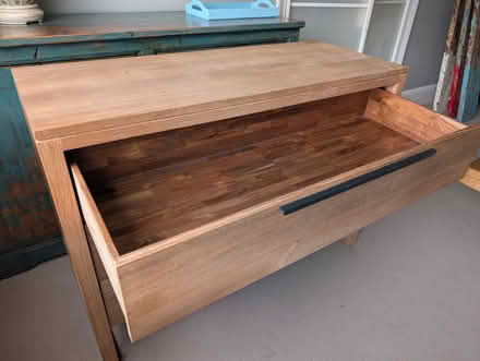 Photo of free Large teak chest of drawers (Esher KT10) #3
