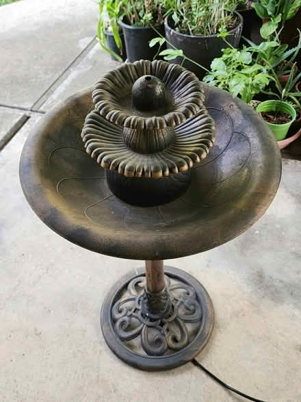 Photo of free Deacorative Water fountain (DeAnza/Stevens Creek) #1