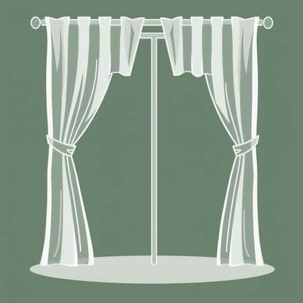 Photo of curtains with pole (Intack BB1) #1