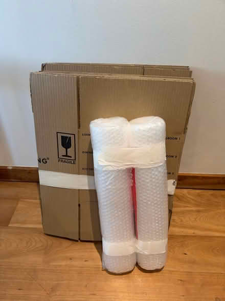 Photo of free Cardboard boxes and bubble wrap (Battersea, SW11) #1