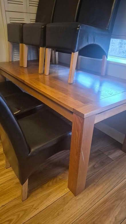 Photo of free Solid wood dining table,6 chairs (Bray Dargle Road) #2