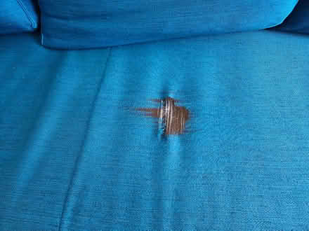 Photo of free Teal blue sofa (Fenlake MK42) #2