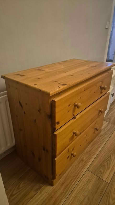 Photo of free Pine chest of drawers, tall (Bray Dargle Road) #2