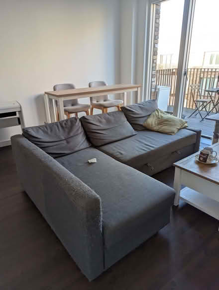 Photo of free Grey IKEA corner sofa (bed) (Cyprus E16) #1