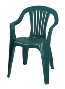 Photo of Plastic patio chair (Near East/Union & Marquette) #1