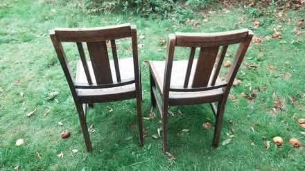 Photo of free 2 old dining chairs (Stockport SK2) #2