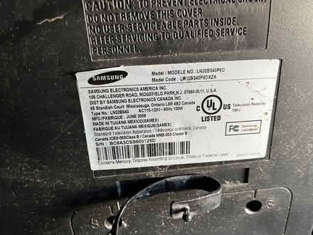 Photo of free Samsung TV (Oradell) #2