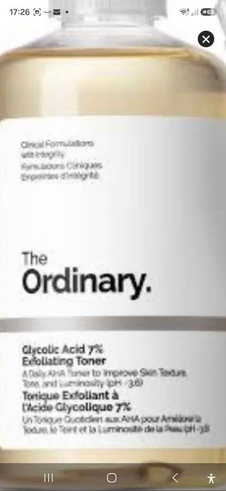 Photo of glycolic acid (Canning town E16) #4