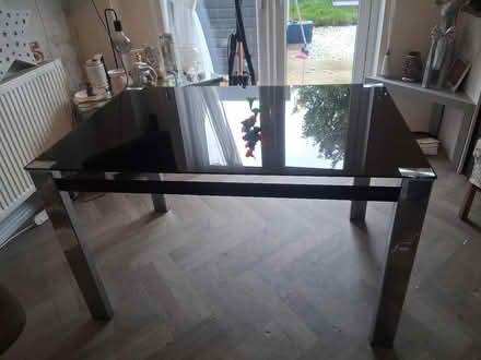 Photo of free Black Glass Table (Queensbury BD13) #2