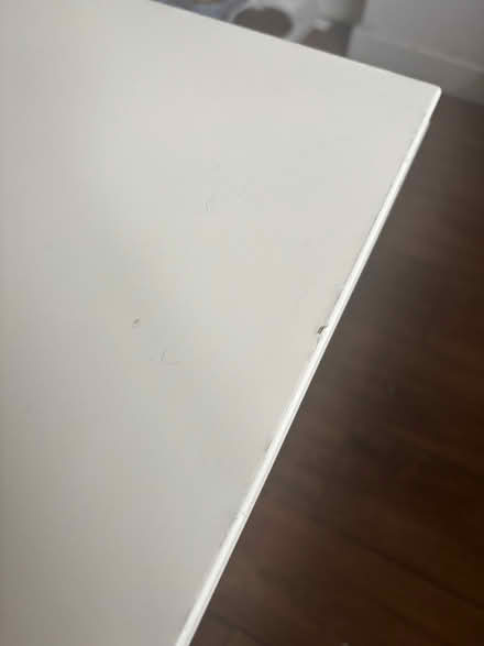 Photo of free White dining table and black chairs (BL4 Farnworth) #4