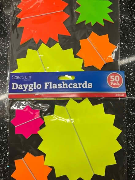 Photo of free 100 dayglo flashes in 2 packs (Waterlooville PO7) #1
