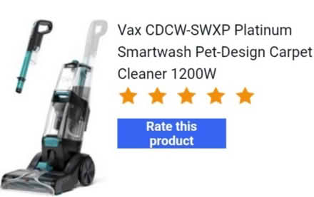 Photo of free Vax platinum carpet washer (Didcot OX11) #4