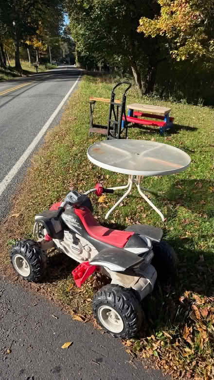 Photo of free Table, Four Wheeler, Work bench (Center Valley PA) #2