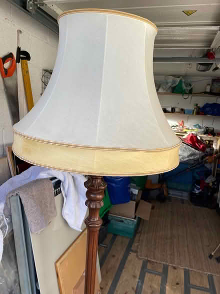 Photo of free Wooden standard lamp (Dousland) #1